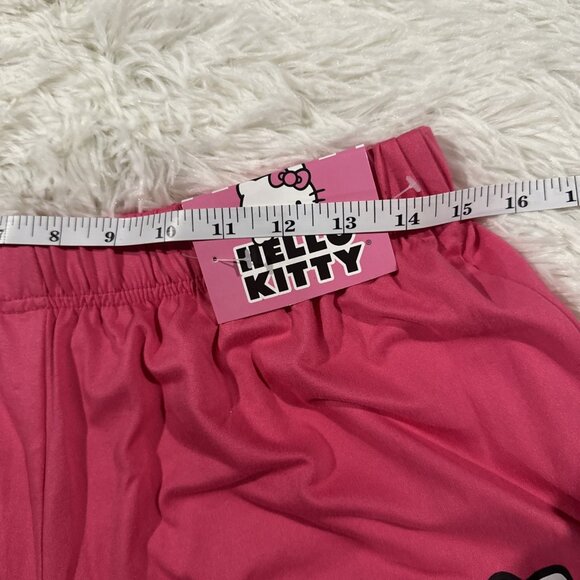 Hello Kitty womens NWT pink sleep shorts soft stretch graphic print M - Picture 5 of 7
